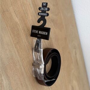 Steve Madden Boy’s Brown Reversible Belt